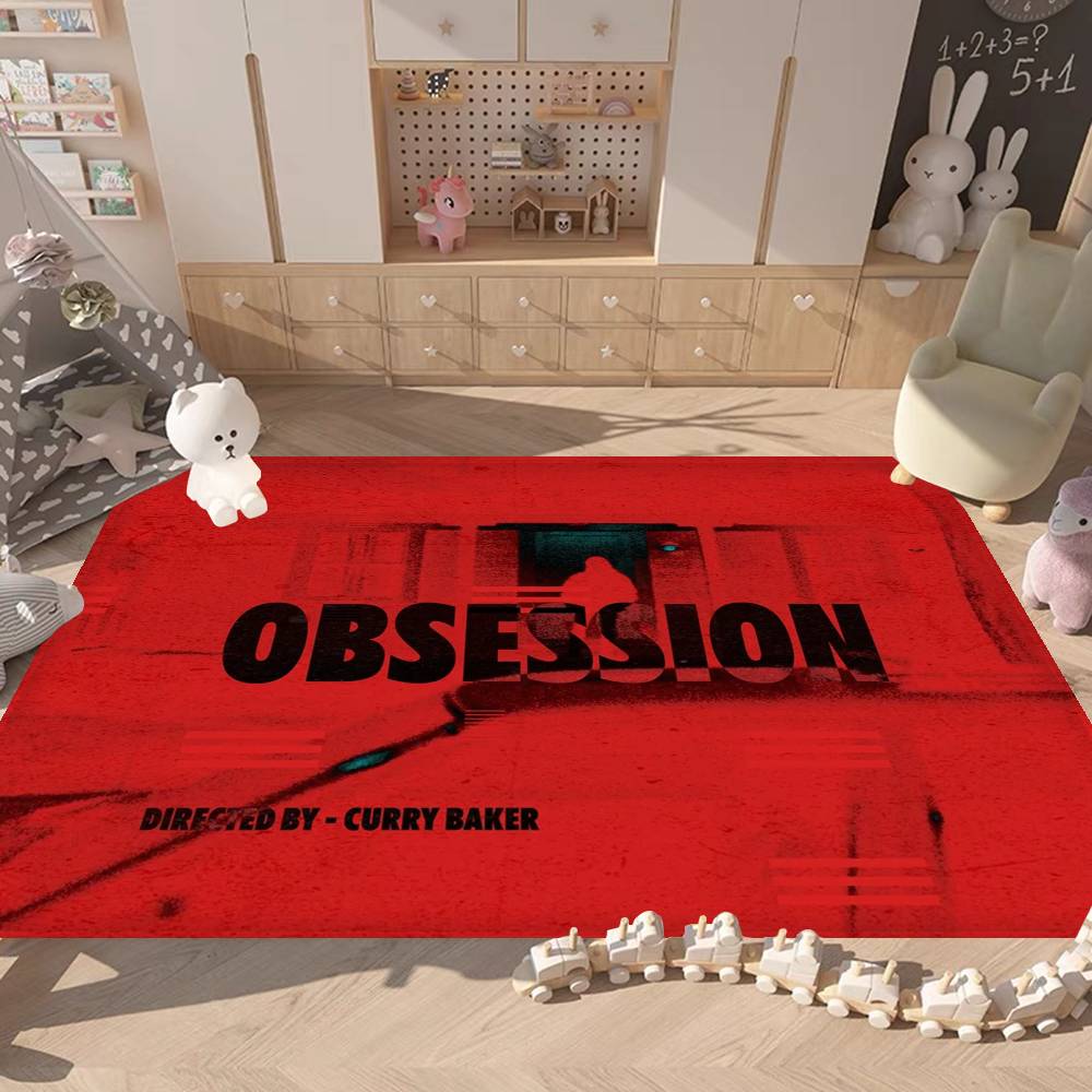 Horror Movie O-Obsession Hallway Carpet Washable Non-Slip Living Room Sofa Chairs Area Mat Kitchen Doormat Area Rug
