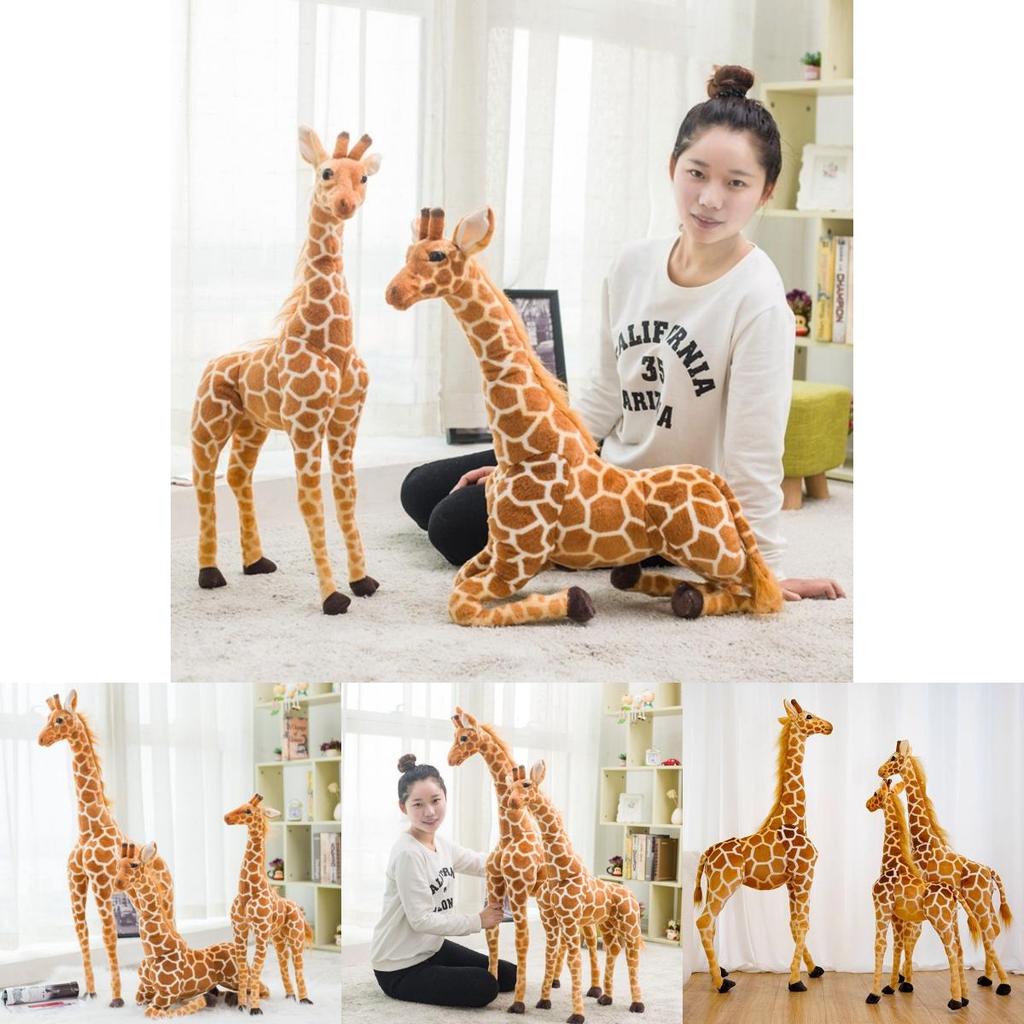 Realistic Giraffe Plush Toy For Kids Perfect Photo Prop And Gift For Birthdays And Holidays