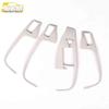 Q5 Glass Lift Decorative Frame & Stainless Steel Window Armrest Control Button Sticker
