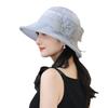 Sommar ny hatt dam solskydd solhatt solhatt böjd brätte bucket hat utomhusresa bassänghatt