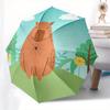 1pc Capybara, Forest Themed High-quality Umbrella,Automatic Opening and Closing Umbrella,Multi-functional Umbrella G0811324