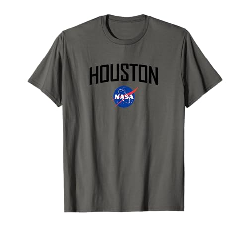 NASA x Houston Design 3 (Black) - Houston Texans T-Shirt