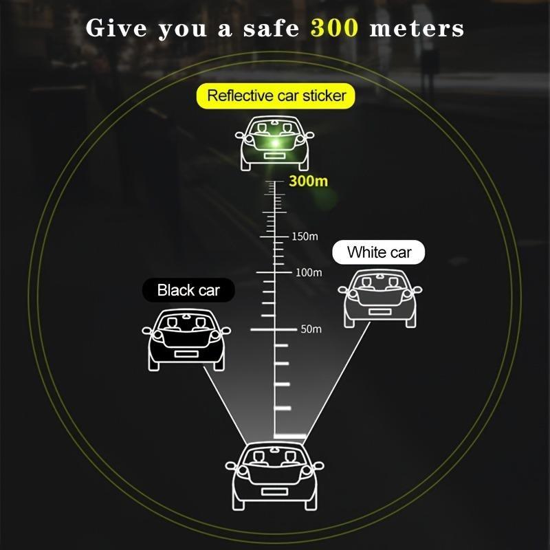 Reflective Baby Kids Safety Warning Signs Stickers Lovely Cartoon BABY IN CAR Window Bumper Car Sign Decal Sticker