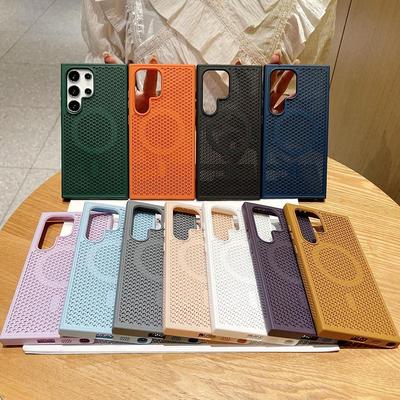 Магнитный чехол с теплоотводом для Samsung S23FE, S24 Ultra, S22, S25, S23 Plus