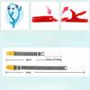 Cute Cartoon Baby Pacifier Clips Chain Ribbon Dummy Soother Holder Chains Adjustable Buckle Strap for Pacifier Baby Feeding Gift