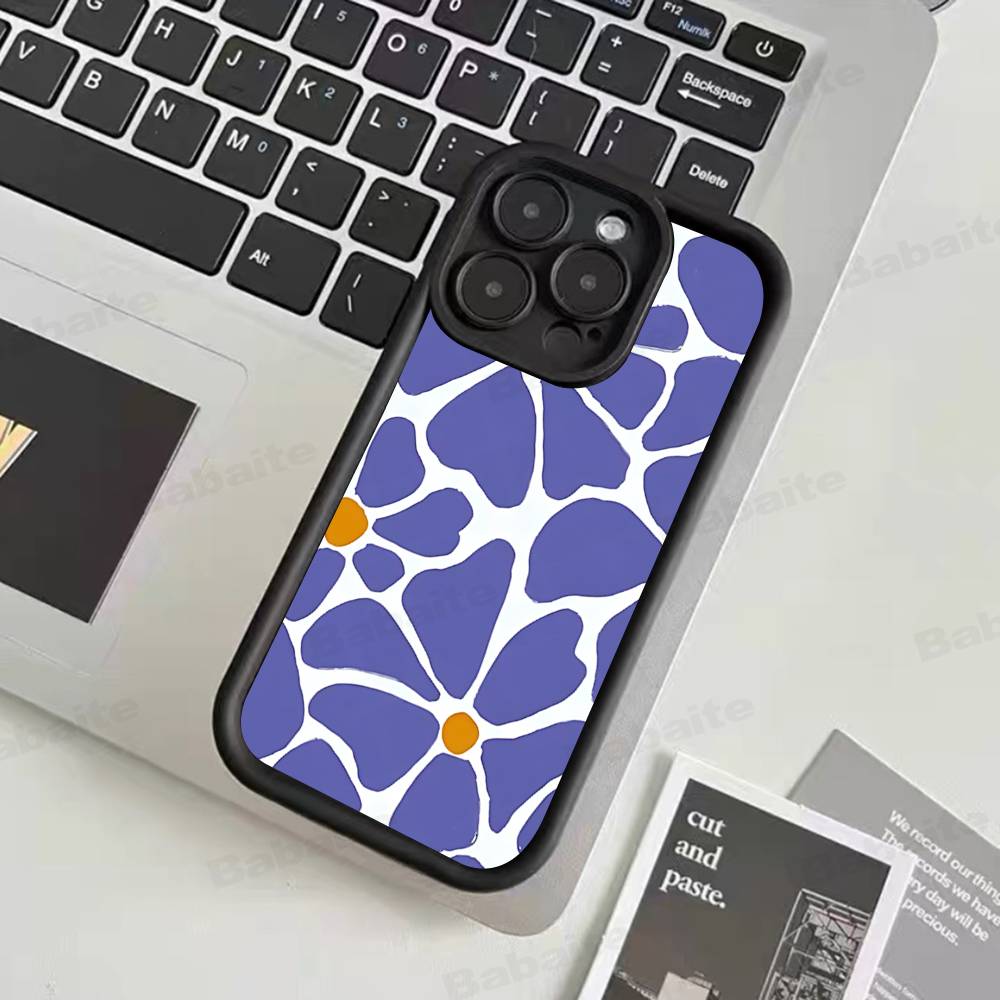 

Abstract Flower Market Phone Case For IPhone 17 16 15 14 13 12 11 Air Plus Pro Max Soft Back Cover iPhone 12 pro