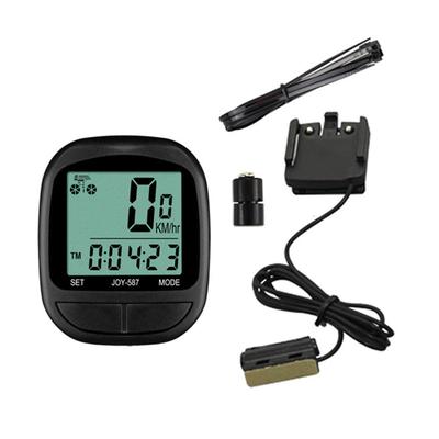 Wired Cycling Speedometer Waterproof LCD Display Multi Functions Measure Speed Distance Riding Time