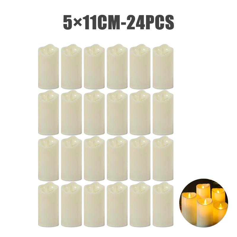 Flameless LED Candle Creative Ing Led Tea Light Warm White Flameless Candle Wedding Season  Decor Candle Light