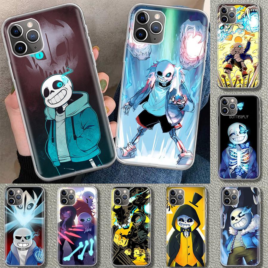 Undertale Sans Doggo Phone Case Cover For iPhone 11 12 13 Mini 14 15 Plus 16 Pro Max 17 Air 7 8 + SE Art Customized Fundas 11 12