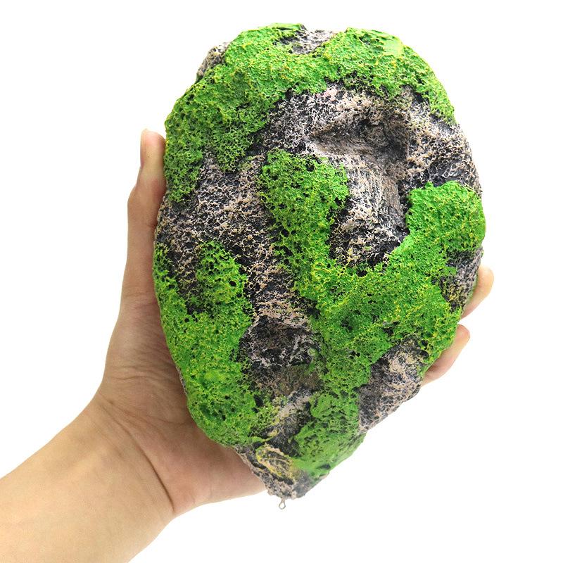 Floating Stone Aquarium Decor: Cross-border Avatar-Themed, Suspended Moss Stone for Fish Tank Landscaping