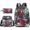 Stranger Things Schülerrucksack+Brotdose+Federmäppchen Dreiteiliges Set KTB