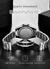 LIGE Men's Green Waterproof Quartz Calendar Sports Wristwatch