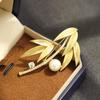Classic Chinese National Style Golden Bamboo Brooch High-end Exquisite Diamond-encrusted Natural Freshwater Pearl Bamboo Leaf Plant Pin Men and Women