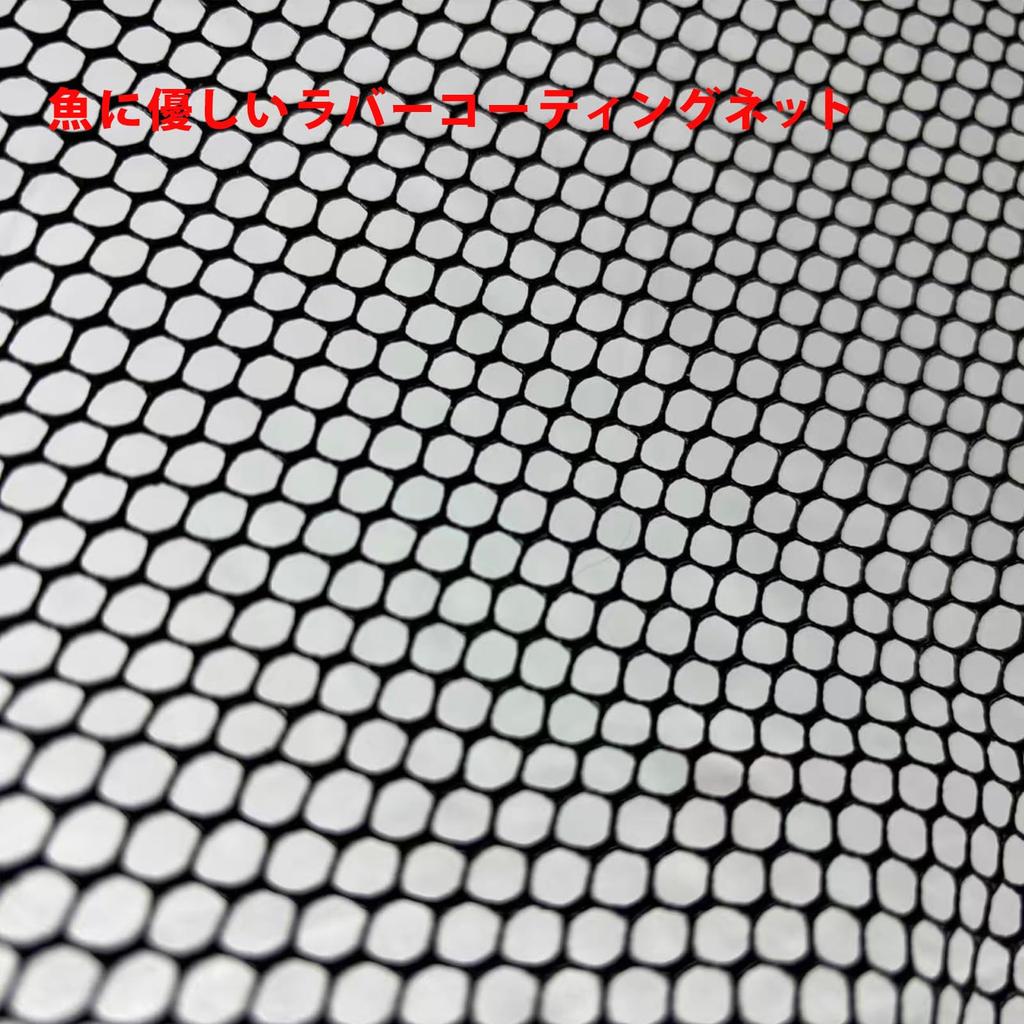 UNICITE Retractable Landing Infinitely with Carabiner for Fishing Net, Rubber-Coated, Adjustable, Lightweight,