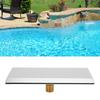 Stainless Steel Water Fountain Pool Waterfall Fount Pool Bathtub Waterfall Tub Spout Waterfall Water Outlet Nozzle