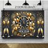 1 Stuk Feestelijke Gelukkig Nieuwjaar Banner, Kerst- en Thanksgiving Feestdecoraties, Huis Vakantie Decoratie