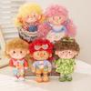 Plush Keychain With Rainbow Curly Hair For Kids And Teens Gift