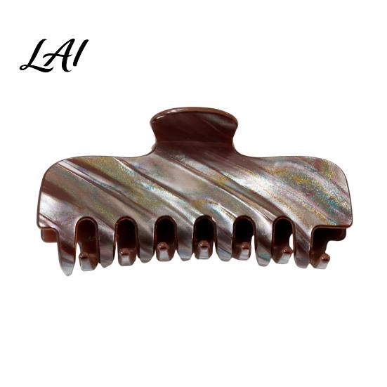 Anti Slip Hair Grips for Bun Pearlescent Claw Clip Non-Slip Clip Women Elegant Strong Soft Color Accessories Dating Hold Styling Decorative