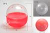 Amiuse 65mm Empty Capsules for Gachapon Vending Machines 4-Color Assortment Red Blue Yellow Green 10 Pieces