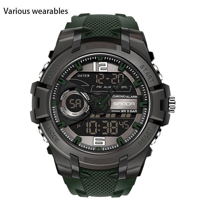Student Sports Watch Personalized  Cool Waterproof Electronic Watch  Fashionable Multi-functional Electronic Watch