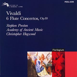 

CD STEPHEN PRESTON - Vivaldi: Flute Concerto POCL5218 Japan ObiClassical Used