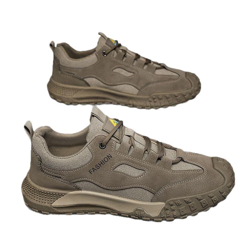 Men's Cross-Border Lightweight Mesh Hiking & Casual Work Shoes, Breathable & Protective