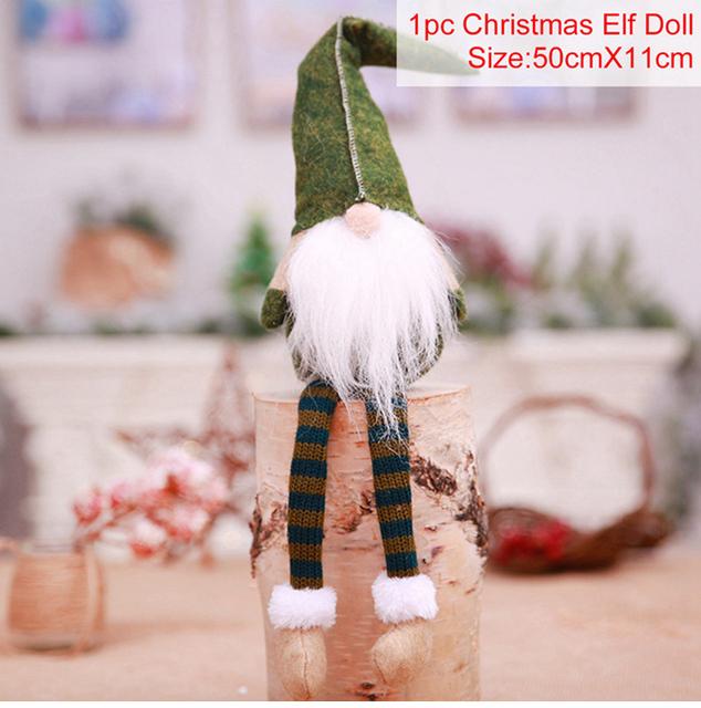 Christmas Doll Ornaments Merry Christmas Decorations For Home 2024 Xmas Decor Gifts Navidad Natal Noel New Year Decor 2025 Gifts