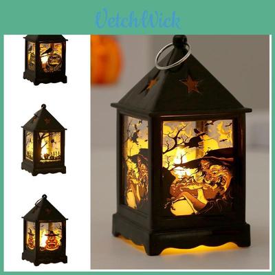 Creative Led Pumpkin Night Light For Halloween Decoration European Style Plastic Lamp For Kids Nursery And Festivals