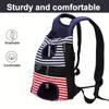 Baisher Pet Carrier Backpack, Breathable & Comfortable Polyester Dog Cat Travel Bag with Zipper Closure