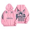 Children's Casual Fashion Letter Print Long-sleeved Drawstring Hooded Sweatshirt