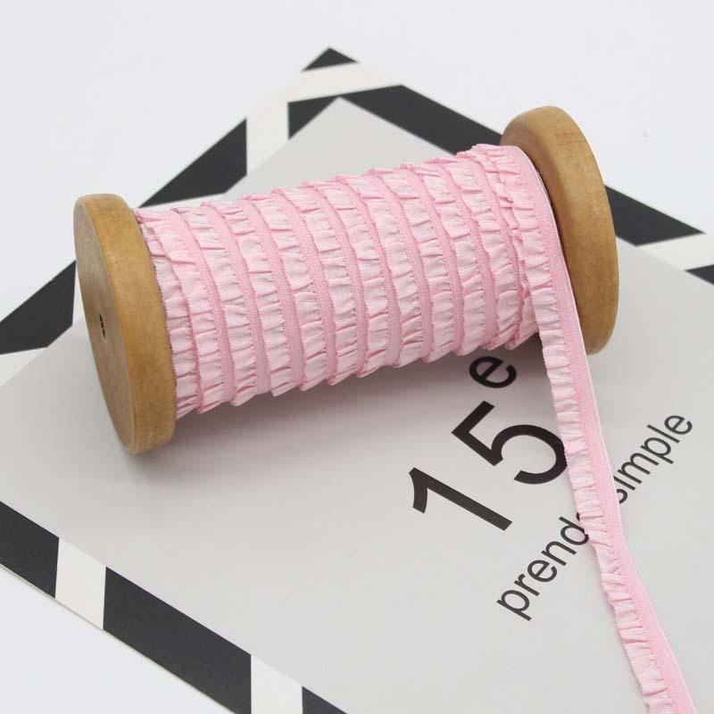 1mx1cm Comfortable Gift Embellishments Elastic Handicrafts Lotus Leaf Edge Smooth Touch Soft DIY Elastic Band Hair Accessories