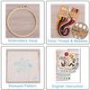 Christmas Needlework Kits Easy Beginners Embroidery Kit Seasonal Decor For Desktop Kitchen Living Room Bedroom Dormitory