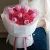 10Pcs Matte Finish Embossed Bouquet Wrapper 3D Wave Embossed Florist Bouquet Packaging  Flower Shop