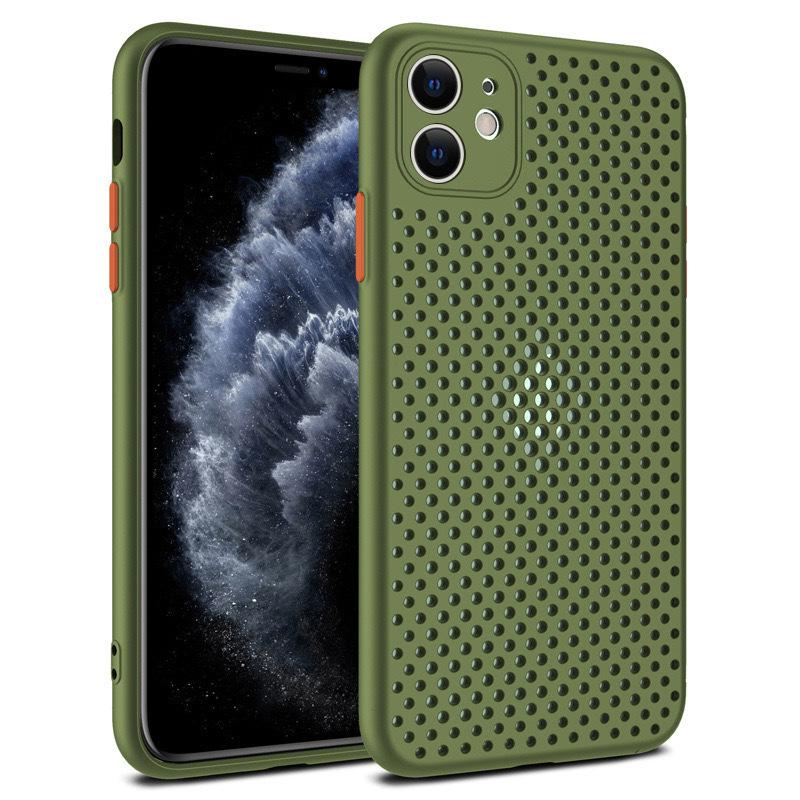 Creative Breathable Mesh Case for Ip16Pro Phone, Full Cover for IPhone 13, XS/XR Protective Case