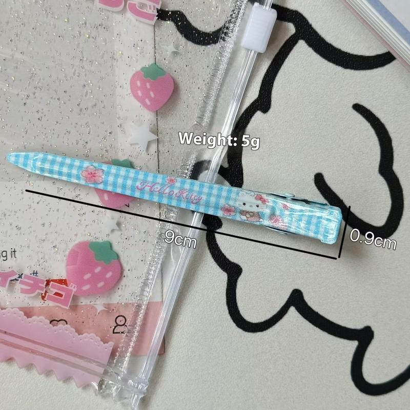 4/5 шт. Друкована шпилька для волосся «Кітті», позиціонуючий затискач, мультяшна шпилька-качка, трендова та універсальна декоративна шпилька для чубчика