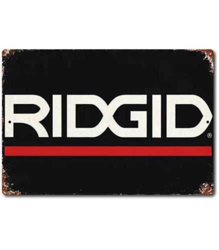 

TIN SIGN Ridgid Tools Retro Rustic Tools Equipment Garage ShopAluminum 20x30cm（7.8x11.8inch）