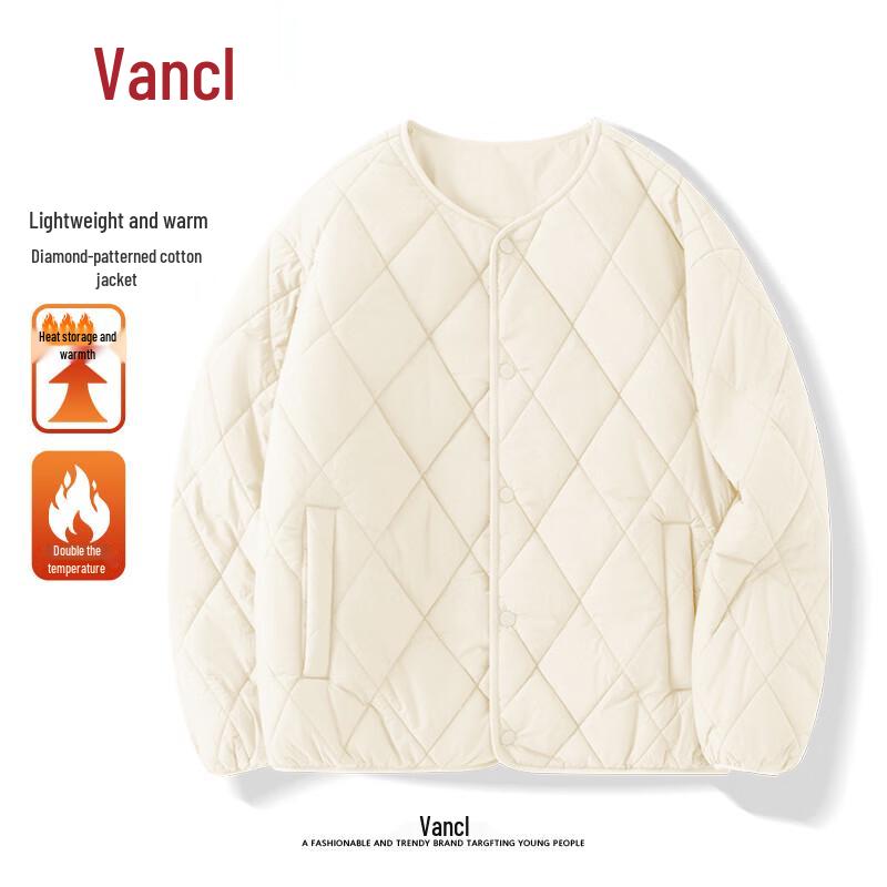 

VANCL Men s Lightweight Quilted Collarless Jacket 3XL