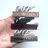 007 Bond Edition Metal Car Sticker Badges for Car Trunk Door Decoration Badges 007 Logos Car Decals Motorcycle Decoration