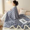 Etravel Double-Sided Thickened Milk Fleece Blanket
