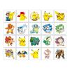 20PCS Pokemon Temporary Tattoo Stickers Children Pikachu Sticker Funny Cartoon Kids Girls Christmas Birthday Gift Reward Toy