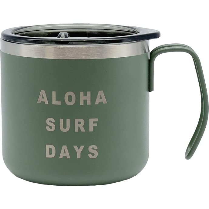 Hawaiian Stainless Steel Khaki with a Subdued Earthy Vacuum Insulation Keeps Drinks Hot or Resists and the Exterior Remains Redesigned In Mug, 350ml,