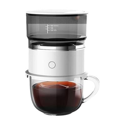 Přenosný kávovar s mlýnkem Cestovní kávovar Manuální kávovar na espresso pro cestování Kempování Domov a kancelář