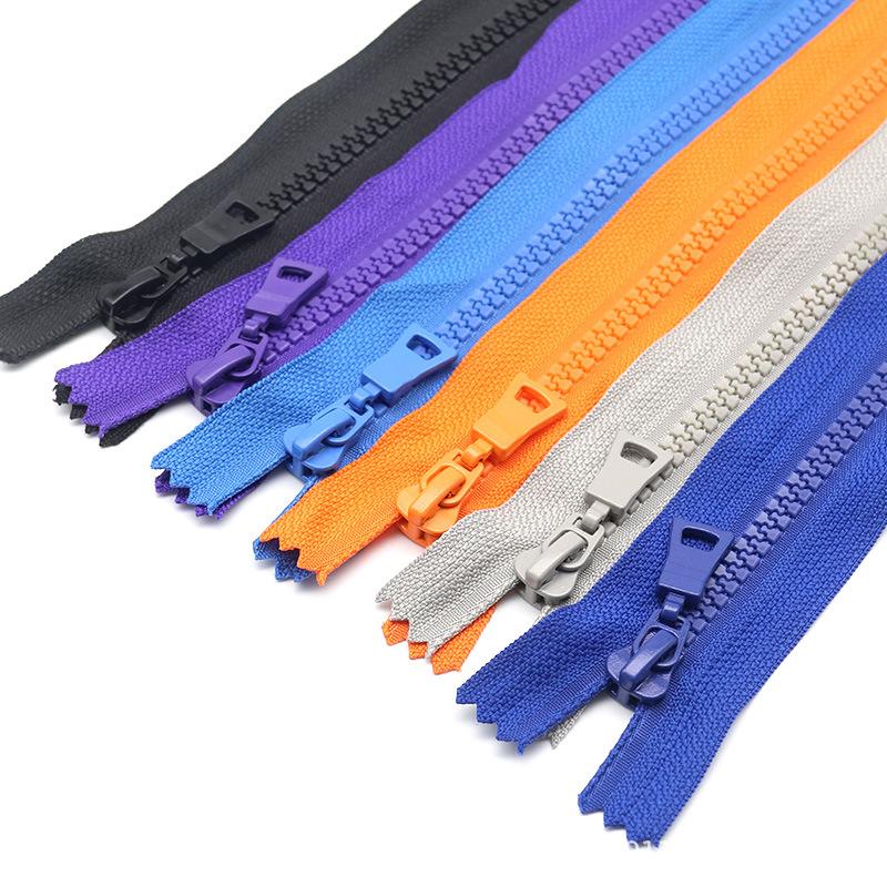 1Pcs 5# 20cm Resin Zippers Open-End Auto Lock ECO colorful plastic Nylon Coil zipper for Sewing clothes Clothing garment