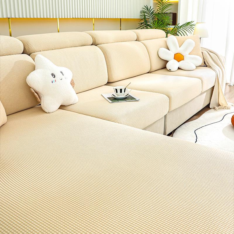 Dust-proof Homestay Seat Cushion Lazy Sofa Cover Cover Summer Living Room New Simple Seat Cushion Elastic Universal Non-slip