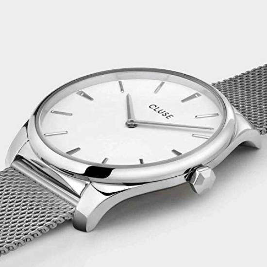 Authorized Dealer Cluse Watch CW0101201002 Boho Chic 38mm Silver Dial [CLUSE] Women's Mesh/White