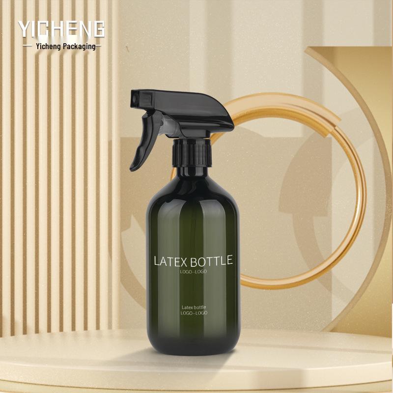 In Stock: 300ml & 500ml PET Square Trigger Spray Bottles for Kitchen Cleaner & Disinfectant. Square Trigger with 300ml Green Transparent Bottle