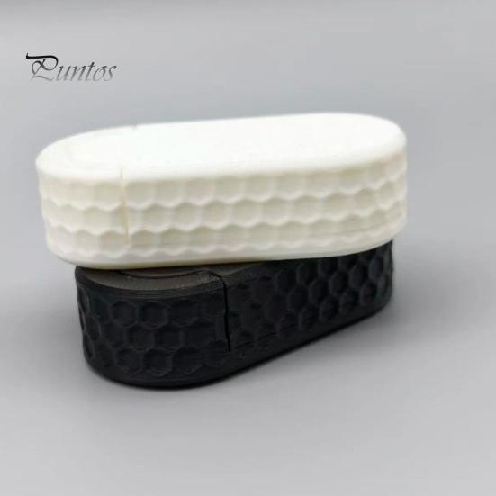 Compact Tablet Container 3D Printed Pill Box with Sliding Cover, Portable Mini Case Honeycomb Texture, Pocket Size Medication Storage for Travel