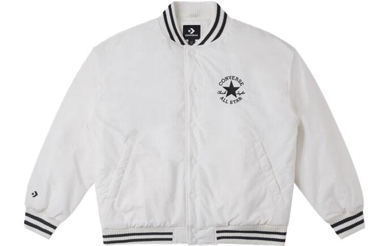 Converse Baseball Jacket Men s White 10025261-A01 XXL