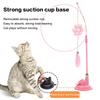 1/5Pcs Funny Suction Cup Cat Toy Removable Handheld Interactive Cat Toy Portable Pet Toys For Indoor Cats Cats Stick Toys