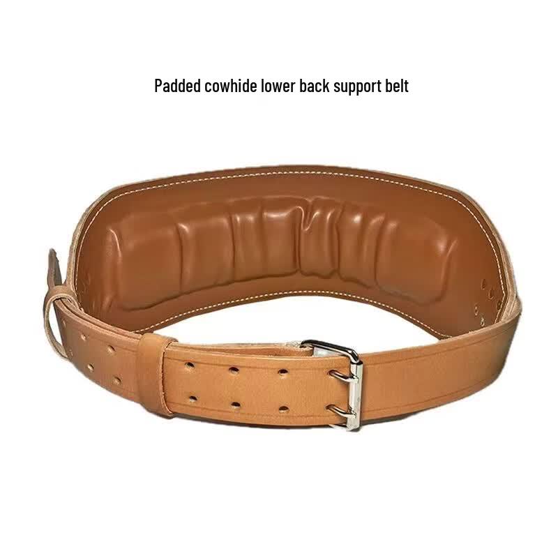 Professional Leather Weightlifting Belt